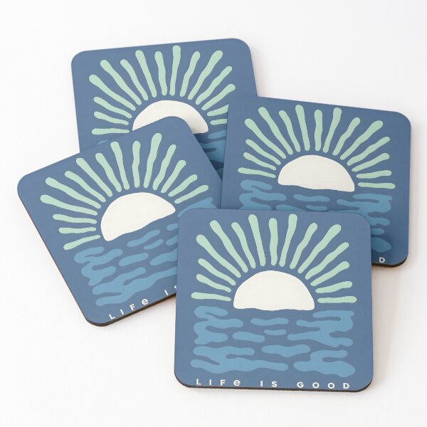 Item preview, Retro Wavy Sun and Ocean designed and sold by LazyGeniusArt.