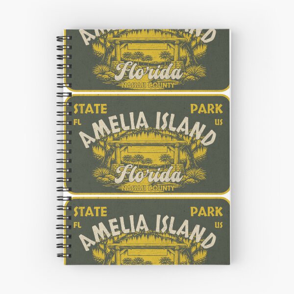 Item preview, Amelia Island State Park, Nassau County, Florida, badge design designed and sold by Wanderful-roads.