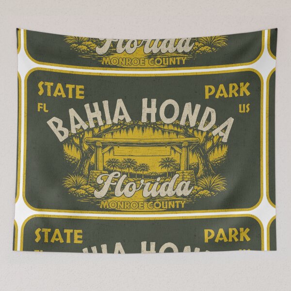 Item preview, Bahia Honda State Park, Monroe County, Florida, badge design designed and sold by Wanderful-roads.