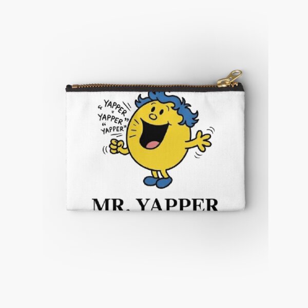 Item preview, Mr Yapper Character Funny Animated Cartoon Blue Yellow Relatable Tiktok Comic Book Mr Men designed and sold by SamiraArts.