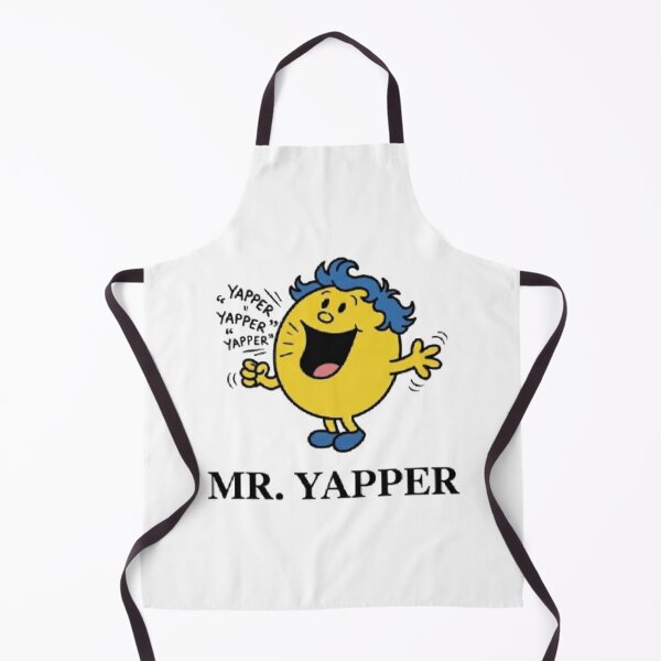 Item preview, Mr Yapper Character Funny Animated Cartoon Blue Yellow Relatable Tiktok Comic Book Mr Men designed and sold by SamiraArts.