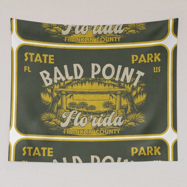 Item preview, Bald Point State Park, Franklin County, Florida, badge design designed and sold by Wanderful-roads.