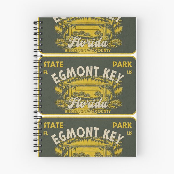 Item preview, Egmont Key State Park, Hillsborough County, Florida, badge design designed and sold by Wanderful-roads.