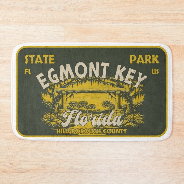 Item preview, Egmont Key State Park, Hillsborough County, Florida, badge design designed and sold by Wanderful-roads.