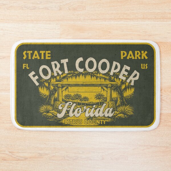 Item preview, Fort Cooper State Park, Citrus County, Florida, badge design designed and sold by Wanderful-roads.