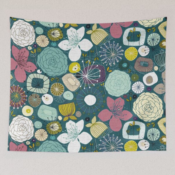 Item preview, oriental blooms peacock designed and sold by scrummy.