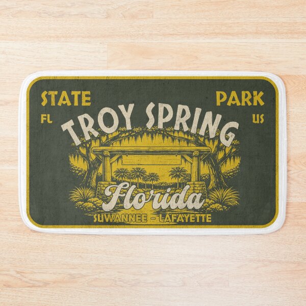 Item preview, Troy Spring State Park, Suwannee - Lafayette, Florida, badge design designed and sold by Wanderful-roads.