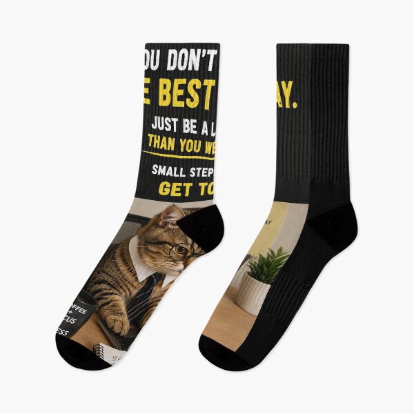 Item preview, Funny Boss Cat Motivational Quote Get To Work Office Humor designed and sold by riki2365.