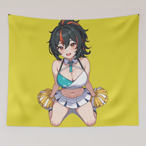 Item preview, Energetic ponytail Officer Cheerleader Girl designed and sold by Jimakmo.