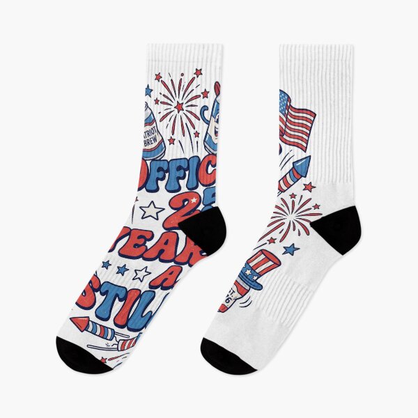 Item preview, Officially 250 Years Old and Still Lit - Funny Retro 4th of July designed and sold by VineVibe16Studio.