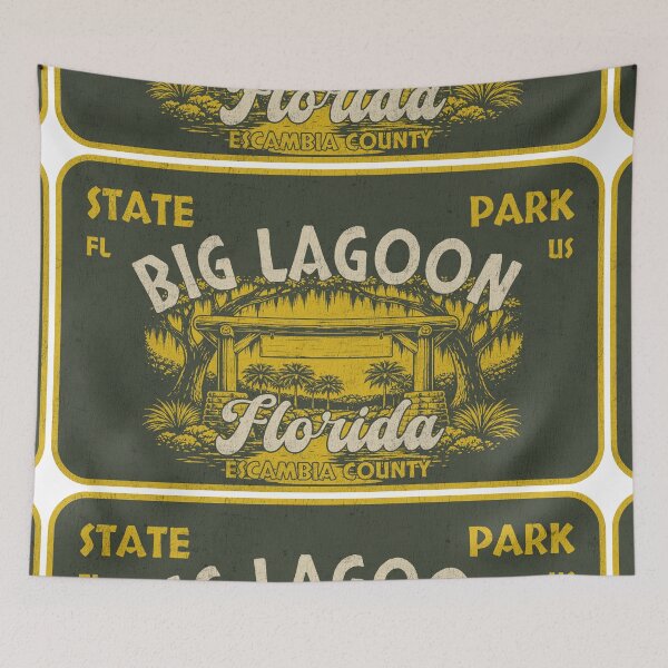 Item preview, Big Lagoon State Park, Escambia County, Florida, badge design designed and sold by Wanderful-roads.