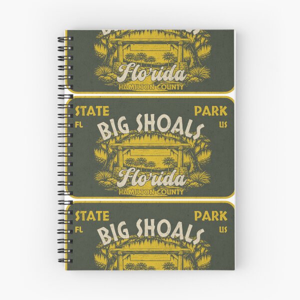 Item preview, Big Shoals State Park, Hamilton County, Florida, badge design designed and sold by Wanderful-roads.