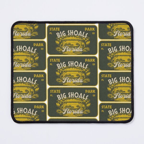 Item preview, Big Shoals State Park, Hamilton County, Florida, badge design designed and sold by Wanderful-roads.