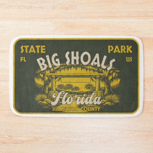 Item preview, Big Shoals State Park, Hamilton County, Florida, badge design designed and sold by Wanderful-roads.