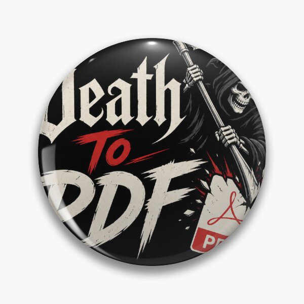 Item preview, Death To PDF  designed and sold by TheFreedSociety.