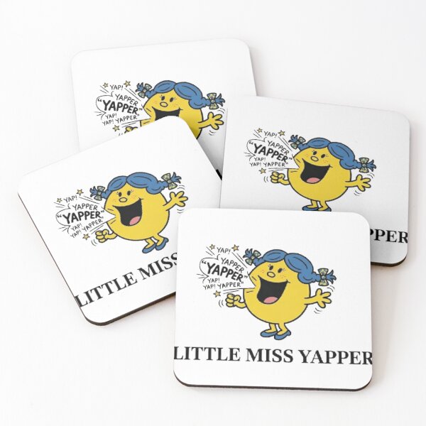 Item preview, Little Miss Yapper Funny Comic Yellow Blue Character Girl Women Meme Tiktok Book designed and sold by SamiraArts.