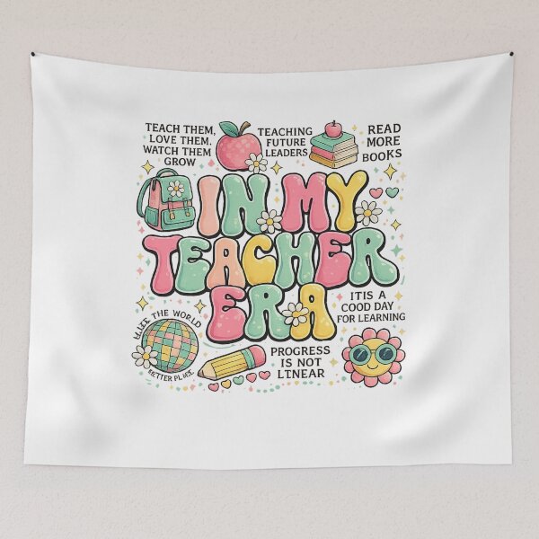 Item preview, In My Teacher Era Pastel designed and sold by CreativeTag.