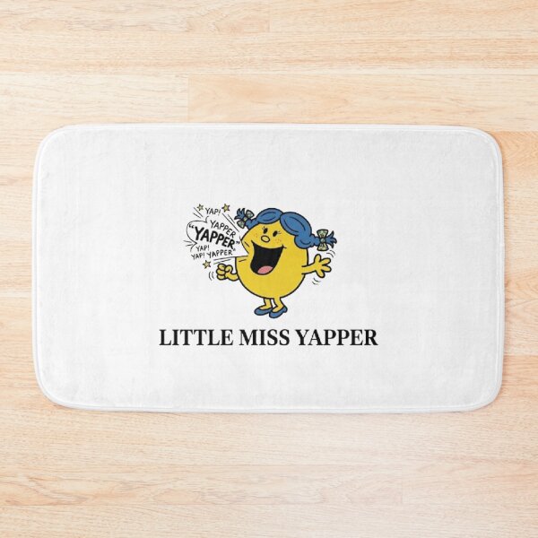 Item preview, Little Miss Yapper Funny Comic Yellow Blue Character Girl Women Meme Tiktok Book designed and sold by SamiraArts.