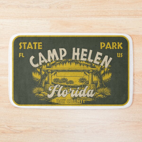 Item preview, Camp Helen State Park, Bay County, Florida, badge design designed and sold by Wanderful-roads.