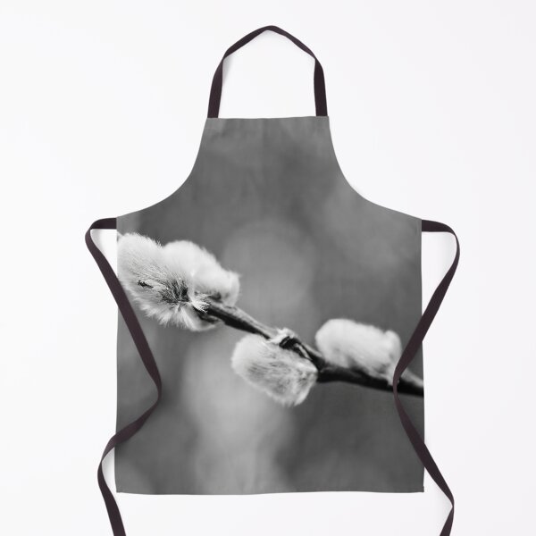 Item preview, Landed on soft. Willow catkins 2026 bw designed and sold by Jouko Lehto Photography.
