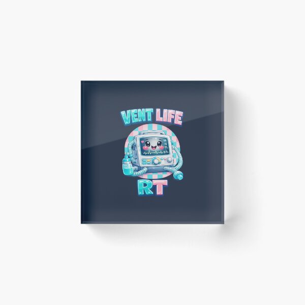 Item preview, Cute Kawaii Ventilator Mascot RT Life Respiratory Therapist Checkerboard Medical Worker Appreciation Week Design designed and sold by ClinicalHubs.