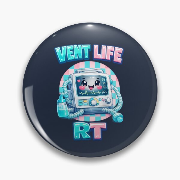 Item preview, Cute Kawaii Ventilator Mascot RT Life Respiratory Therapist Checkerboard Medical Worker Appreciation Week Design designed and sold by ClinicalHubs.
