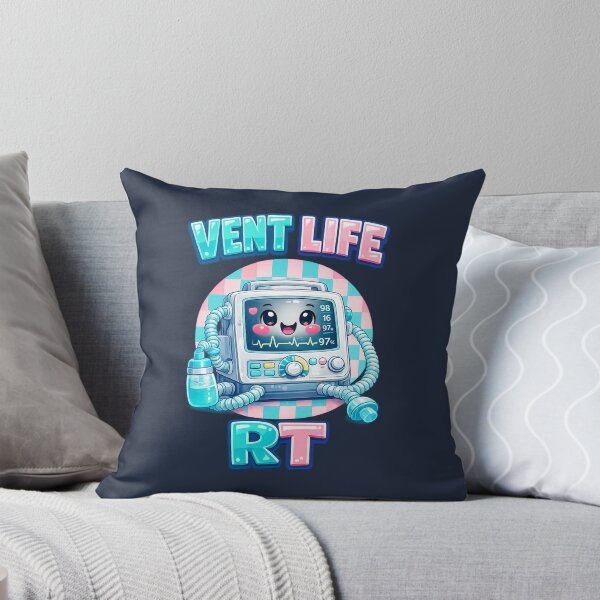 Item preview, Cute Kawaii Ventilator Mascot RT Life Respiratory Therapist Checkerboard Medical Worker Appreciation Week Design designed and sold by ClinicalHubs.