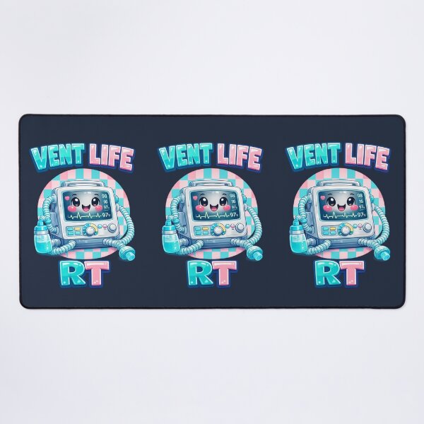 Item preview, Cute Kawaii Ventilator Mascot RT Life Respiratory Therapist Checkerboard Medical Worker Appreciation Week Design designed and sold by ClinicalHubs.