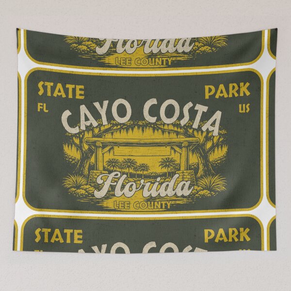Item preview, Cayo Costa State Park, Lee County, Florida, badge design designed and sold by Wanderful-roads.