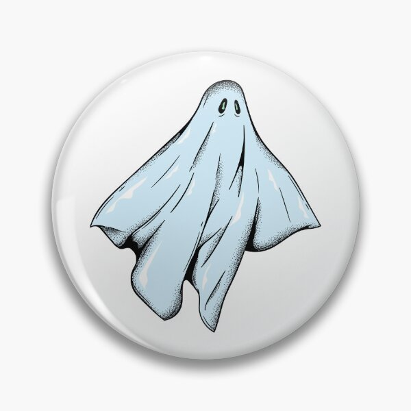 Item preview, Cute Minimal Ghost Sticker | Spooky Aesthetic Cartoon Ghost Design designed and sold by MAStrends.