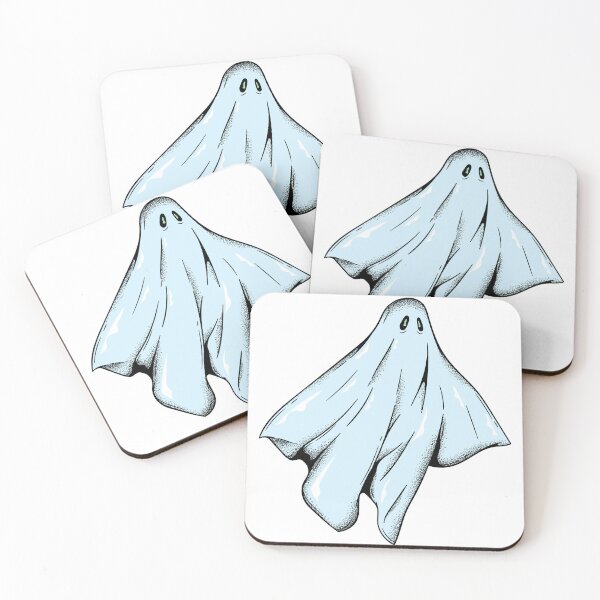 Item preview, Cute Minimal Ghost Sticker | Spooky Aesthetic Cartoon Ghost Design designed and sold by MAStrends.