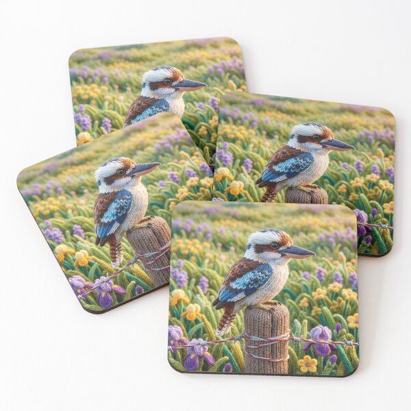 Item preview, Kookaburra Sits on the Old Gum Tree Fence Post designed and sold by Tridentulus.