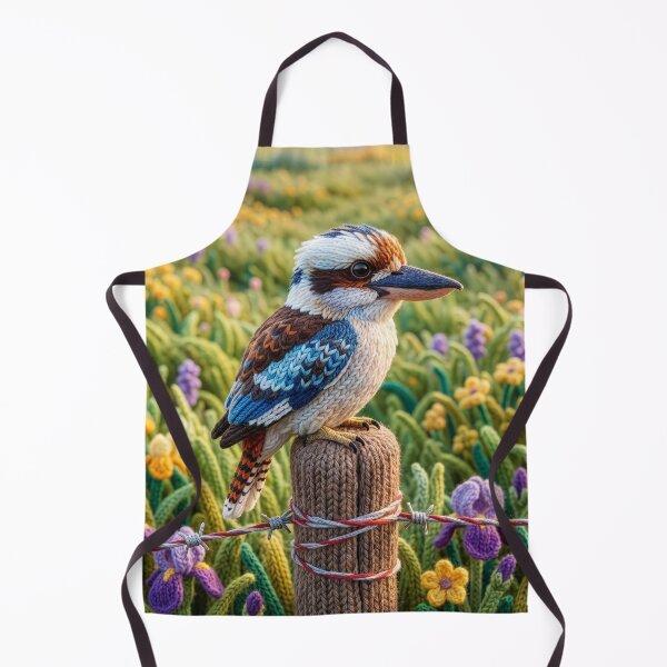 Item preview, Kookaburra Sits on the Old Gum Tree Fence Post designed and sold by Tridentulus.