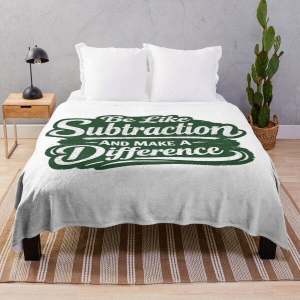Item preview, Be Like Subtraction And Make A Difference Math Teacher T-Shirt designed and sold by MerchlyMike.