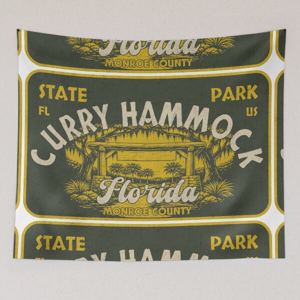 Item preview, Curry Hammock State Park, Monroe County, Florida, badge design designed and sold by Wanderful-roads.
