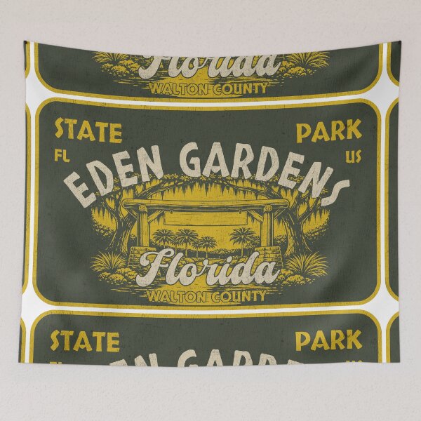 Item preview, Eden Gardens State Park, Walton County, Florida, badge design designed and sold by Wanderful-roads.