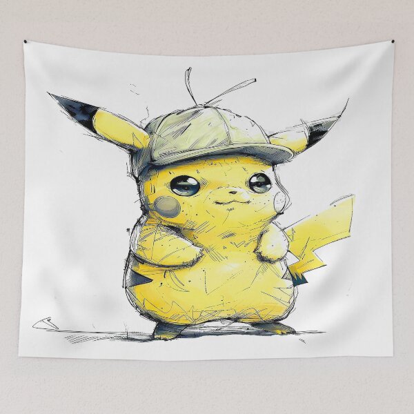 Item preview, Cute Detective Monster Inspired Creature Sketch Art designed and sold by Gdmark.