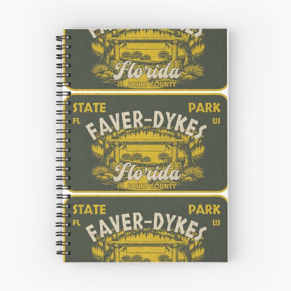 Item preview, Faver-Dykes State Park, St. Johns County, Florida, badge design designed and sold by Wanderful-roads.