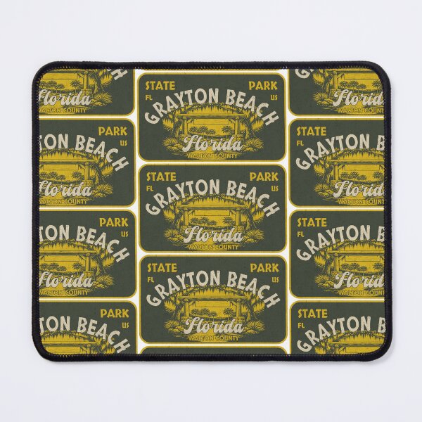 Item preview, Grayton Beach State Park, Walton County, Florida, badge design designed and sold by Wanderful-roads.