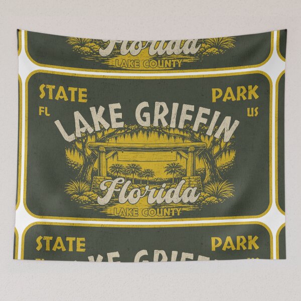 Item preview, Lake Griffin State Park, Lake County, Florida, badge design designed and sold by Wanderful-roads.