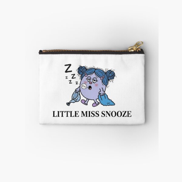 Item preview, Little Miss Snooze Character Funny Purple Blue Girl Women Sleep Tired Meme Relatable Book Tiktok designed and sold by SamiraArts.