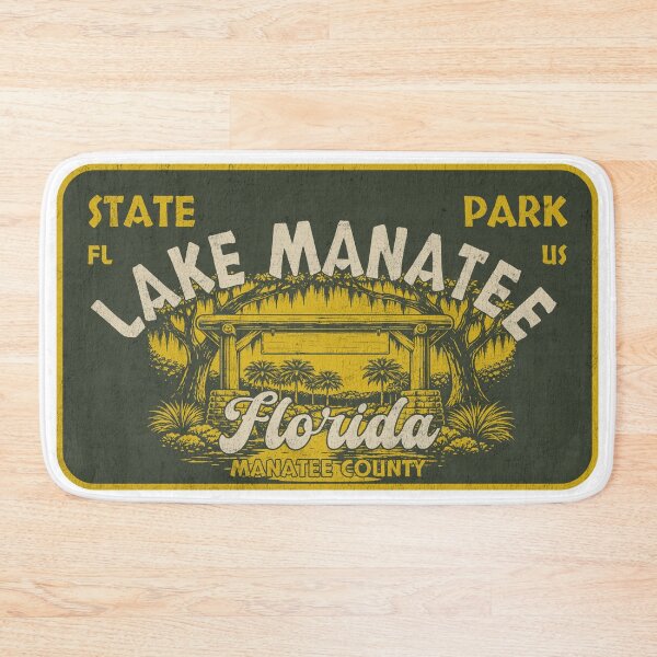 Item preview, Lake Manatee State Park, Manatee County, Florida, badge design designed and sold by Wanderful-roads.