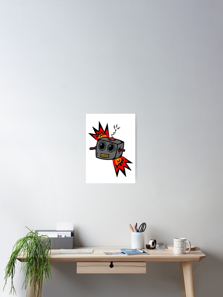 Thumbnail 2 of 3, Poster, Robot designed and sold by Papamoose17.