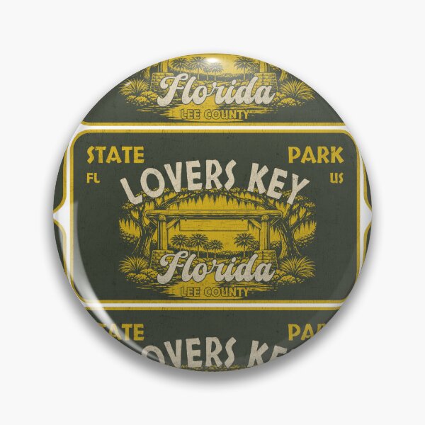 Item preview, Lovers Key State Park, Lee County, Florida, badge design designed and sold by Wanderful-roads.