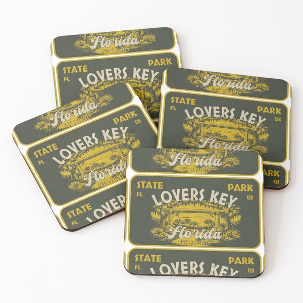 Item preview, Lovers Key State Park, Lee County, Florida, badge design designed and sold by Wanderful-roads.