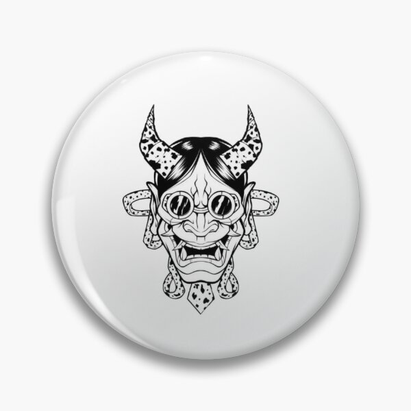Item preview, The Cyberpunk Oni Mask  designed and sold by nighto-0W.