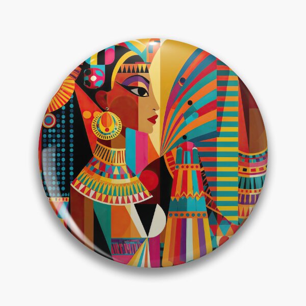 Item preview, Wall Art - Postcard - Poster - Aida in Geometric Splendor designed and sold by ForeverPrintsOK.