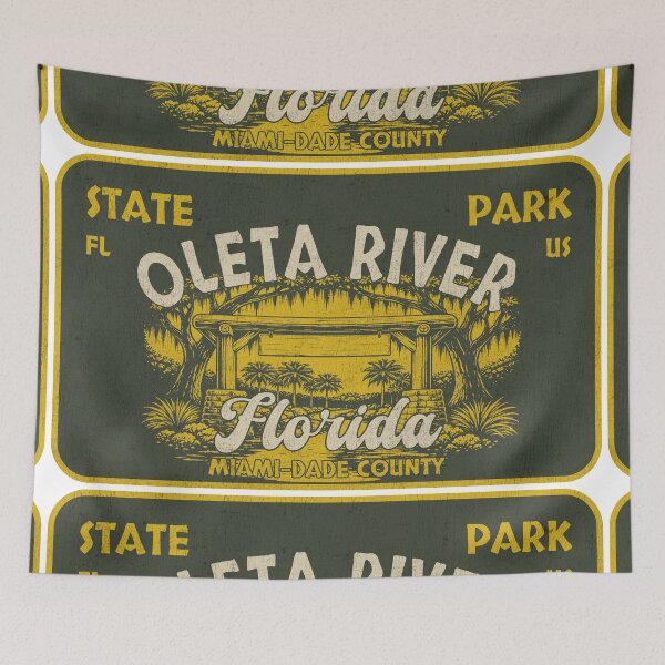 Item preview, Oleta River State Park, Miami-Dade County, Florida, badge design designed and sold by Wanderful-roads.