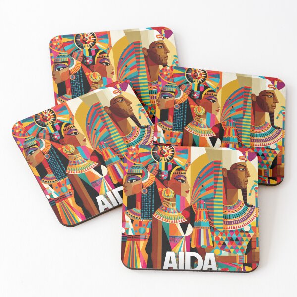 Item preview, Wall Art - Postcard - Poster - Aida in Geometric Splendor designed and sold by ForeverPrintsOK.