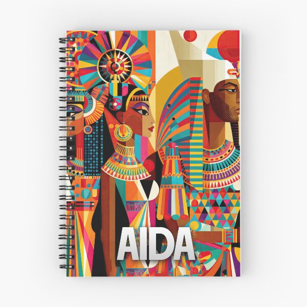 Item preview, Wall Art - Postcard - Poster - Aida in Geometric Splendor designed and sold by ForeverPrintsOK.